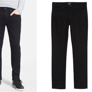PAIGE Transcend Lennox Black Shadow Jeans size 31 inseam 34 $265 NWOT